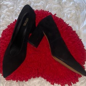 Michael Kors Black Suede Pumps